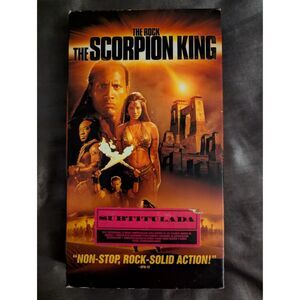 The Scorpion King VHS 2002 Dwayne The Rock Johnson Spanish Subtitled